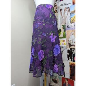 Whimsygoth Floral Skirt